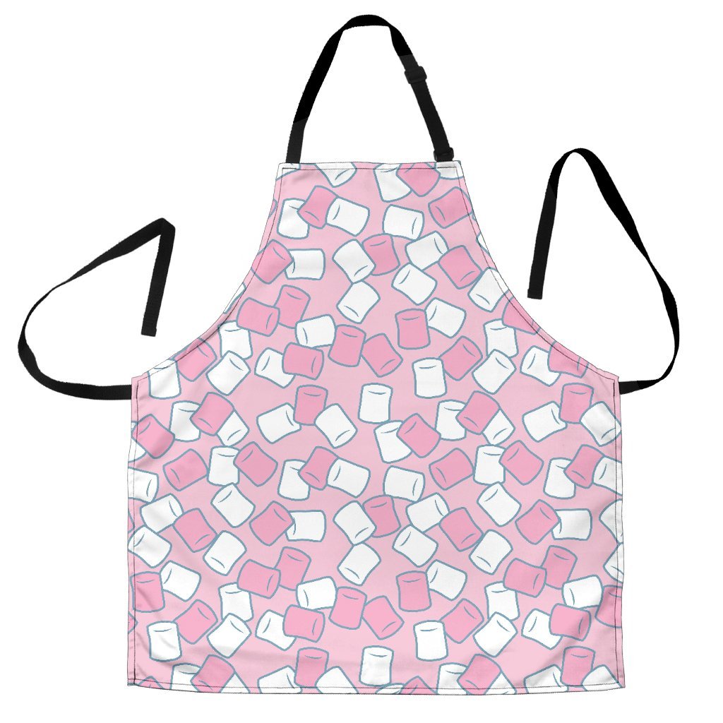 Marshmallow Colorful Print Pattern Women's Apron-grizzshop