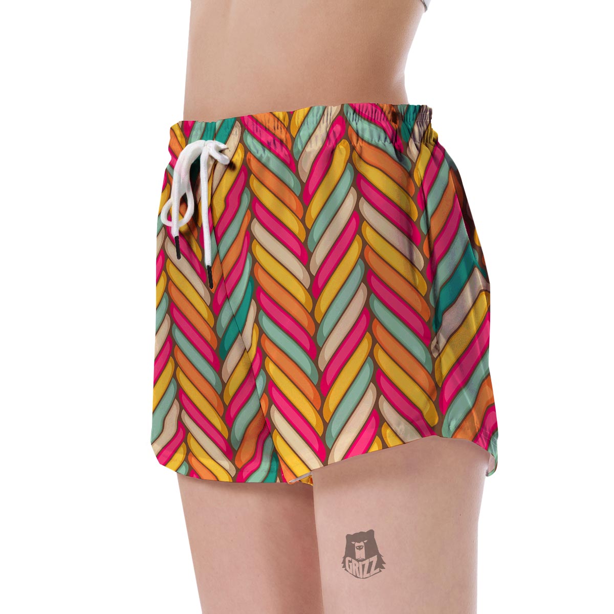Marshmallow Pattern Print Women's Shorts-grizzshop