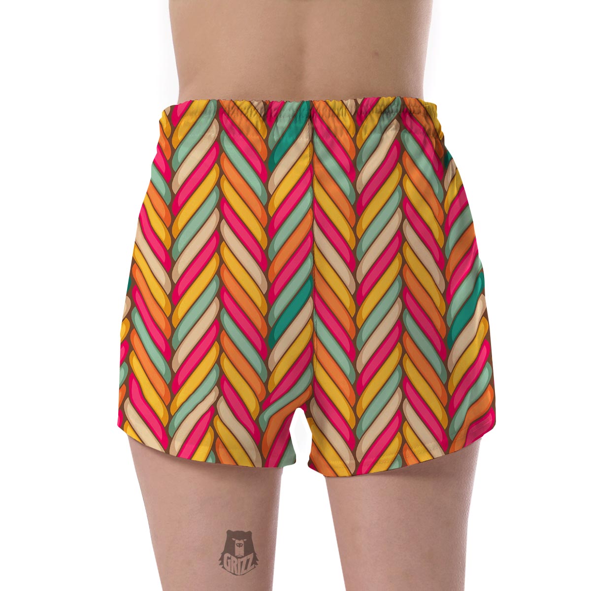 Marshmallow Pattern Print Women's Shorts-grizzshop