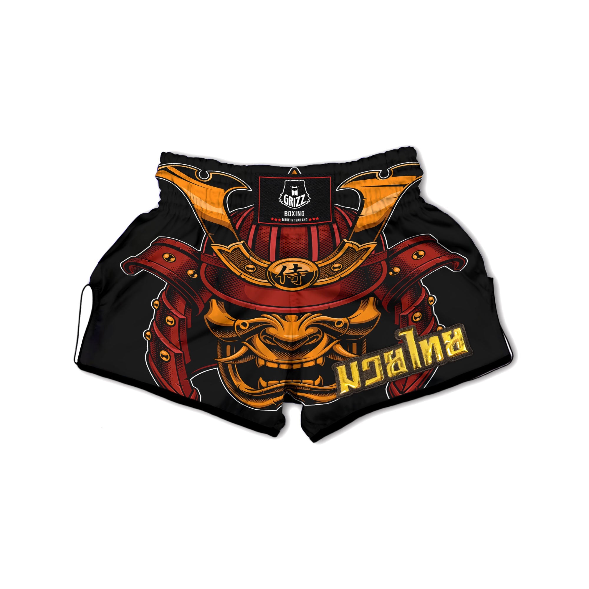 Spiritual Wolf Native American Print Muay Thai Boxing Shorts