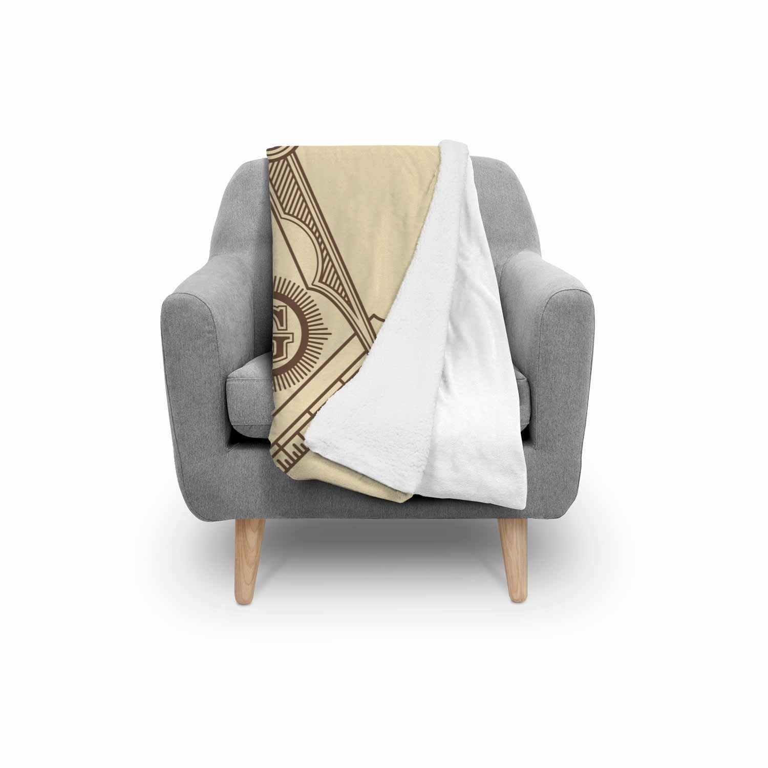 Masonic Freemason Throw Blanket-grizzshop