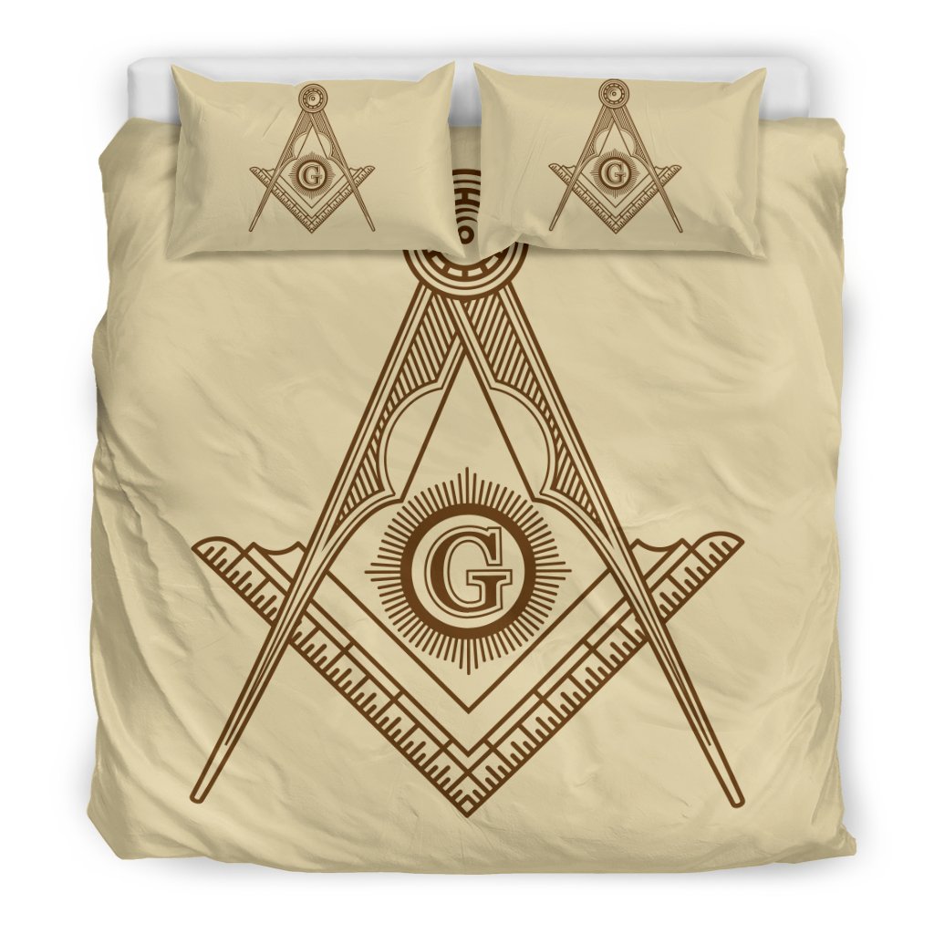 Masonic Freemason Duvet Cover Bedding Set-grizzshop