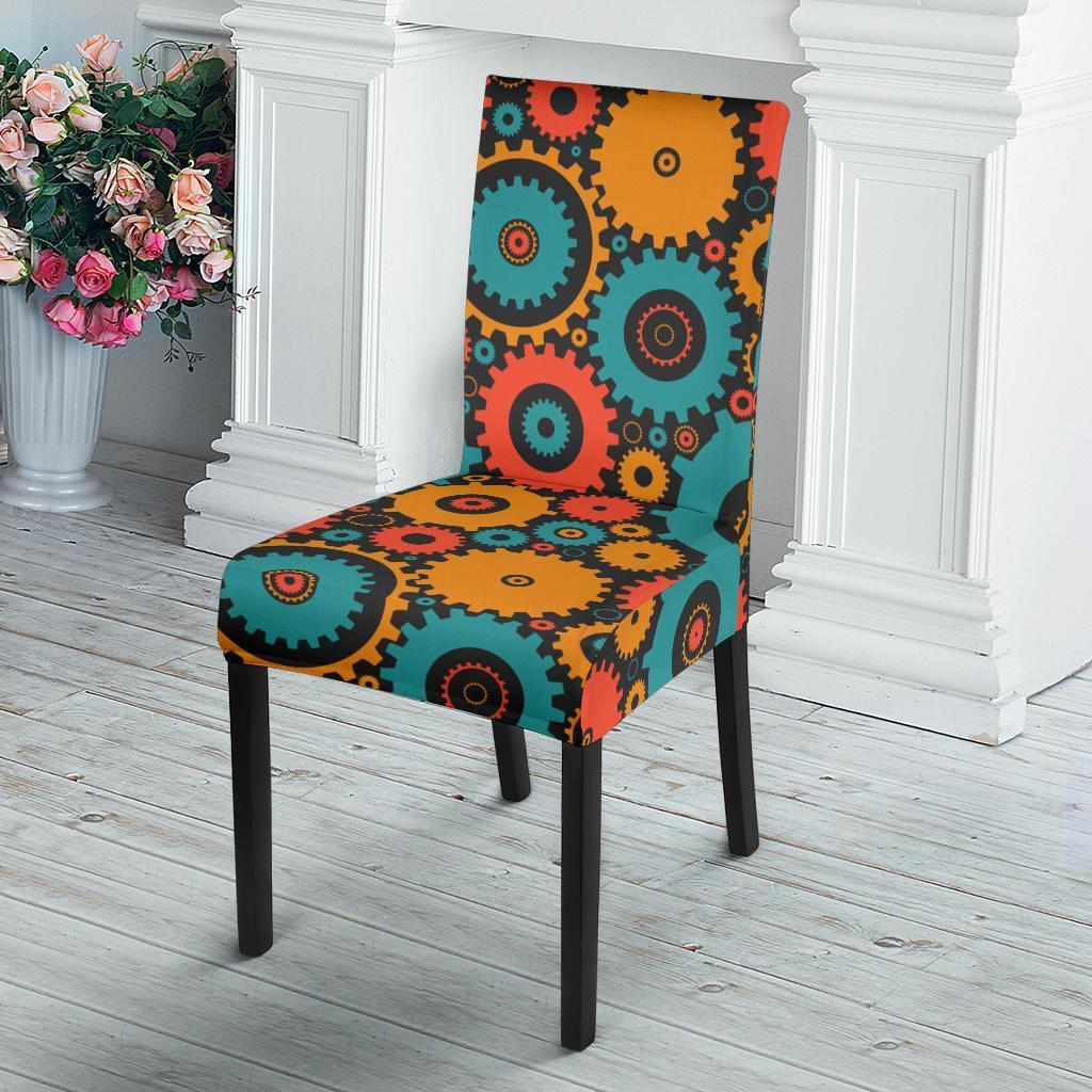Mechanic Colorful Pattern Print Chair Cover-grizzshop