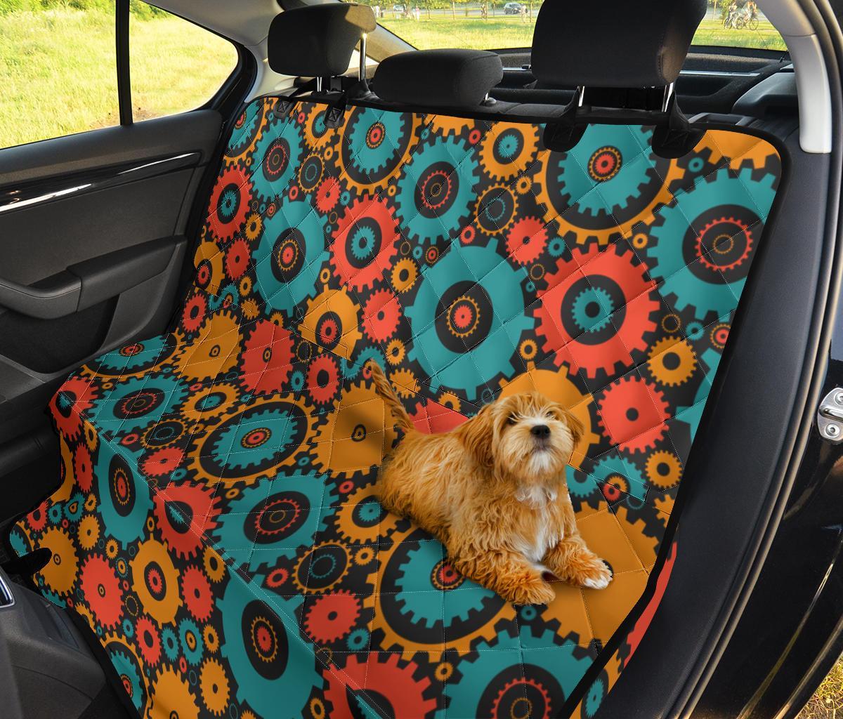 Mechanic Colorful Pattern Print Pet Car Seat Cover-grizzshop
