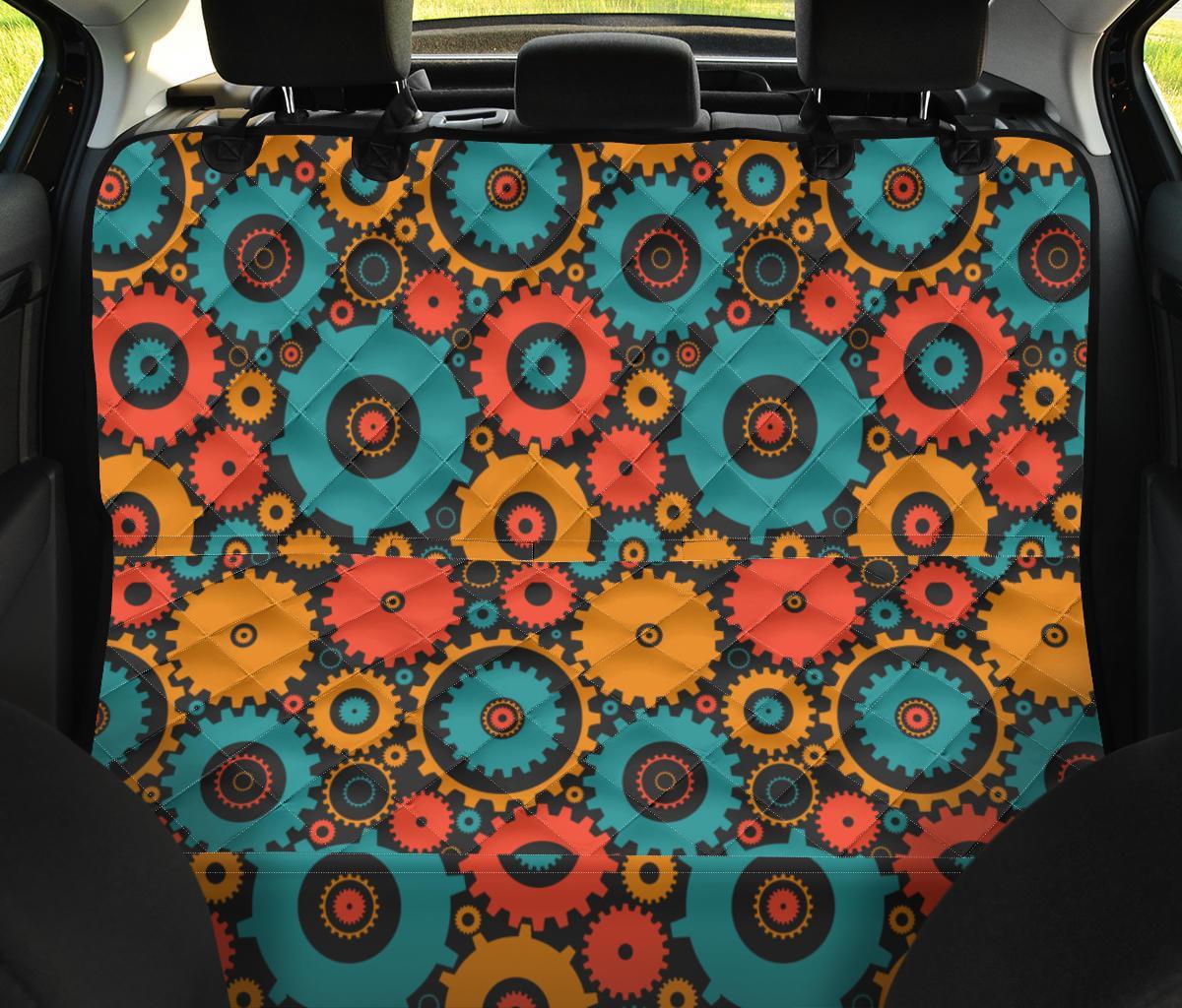 Mechanic Colorful Pattern Print Pet Car Seat Cover-grizzshop