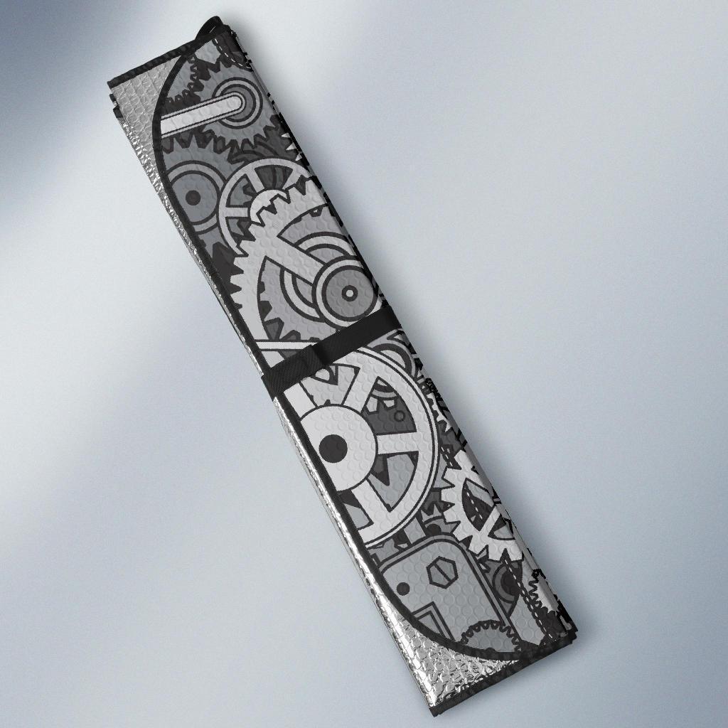 Mechanic Print Pattern Car Sun Shade-grizzshop