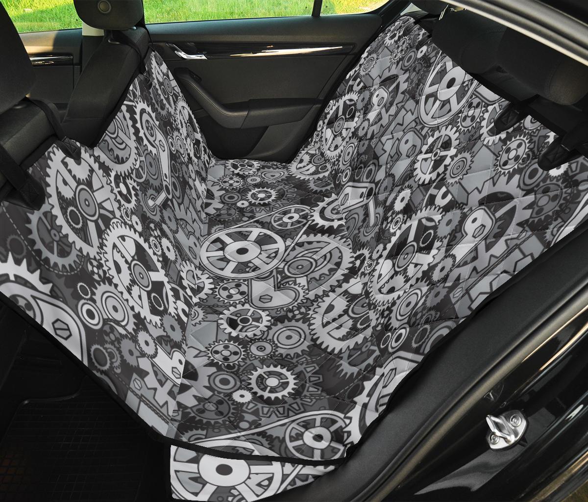 Mechanic Print Pattern Pet Car Seat Cover-grizzshop