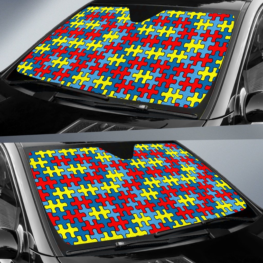 Merchandise Autism Awareness Car Sun Shade-grizzshop