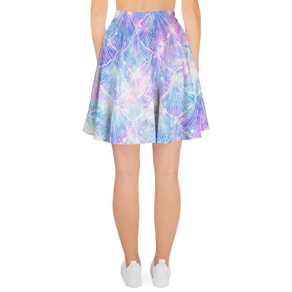 Mermaid Galaxy Space Women's Skirt-grizzshop