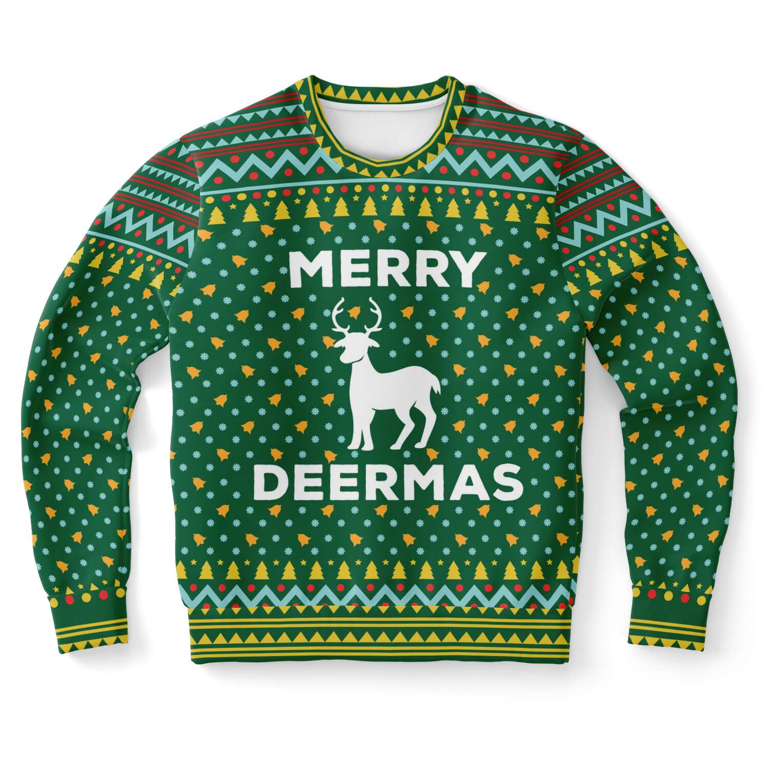 Merry Deermas Ugly Christmas Sweater-grizzshop