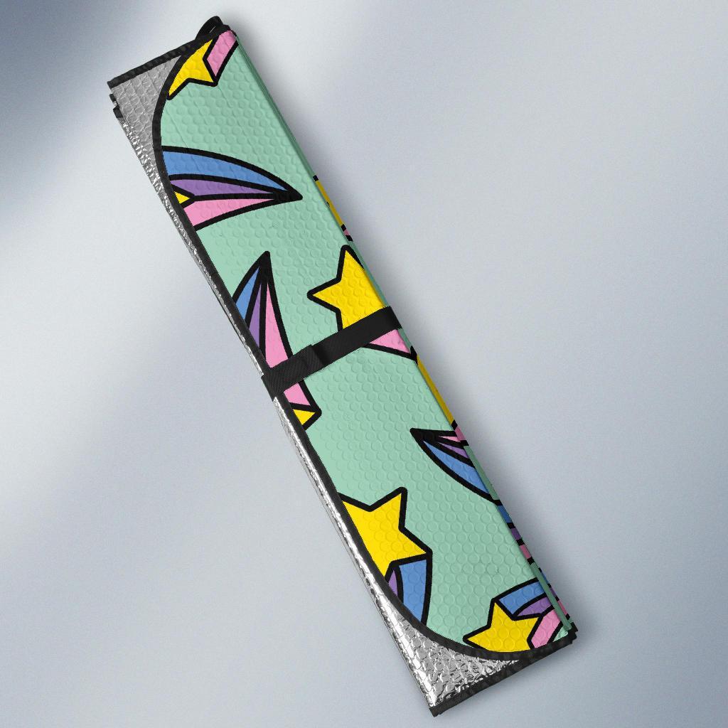 Metero Star Pattern Print Car Sun Shade-grizzshop