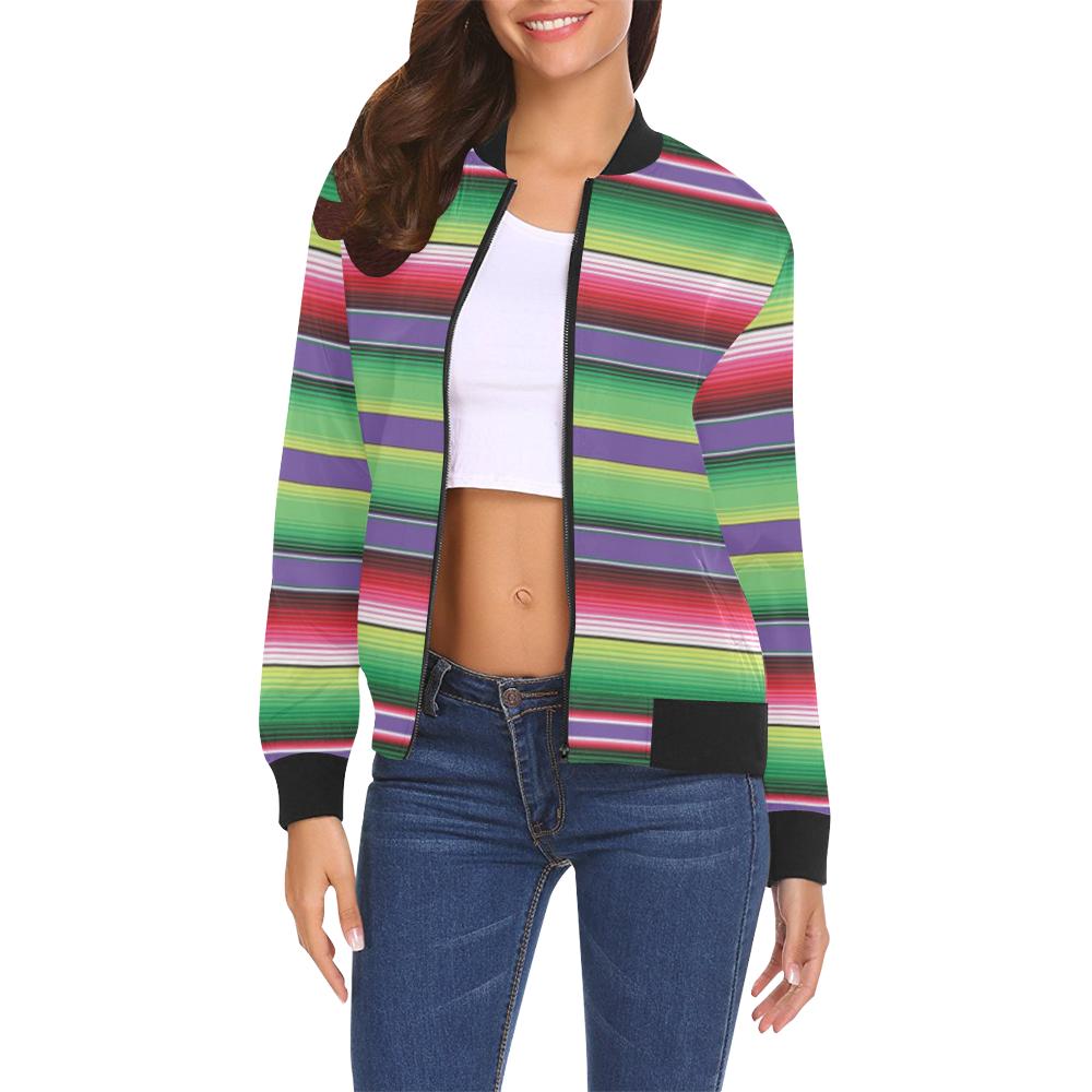 Serape Mexican Blanket Baja Pattern Print Premium Backpack