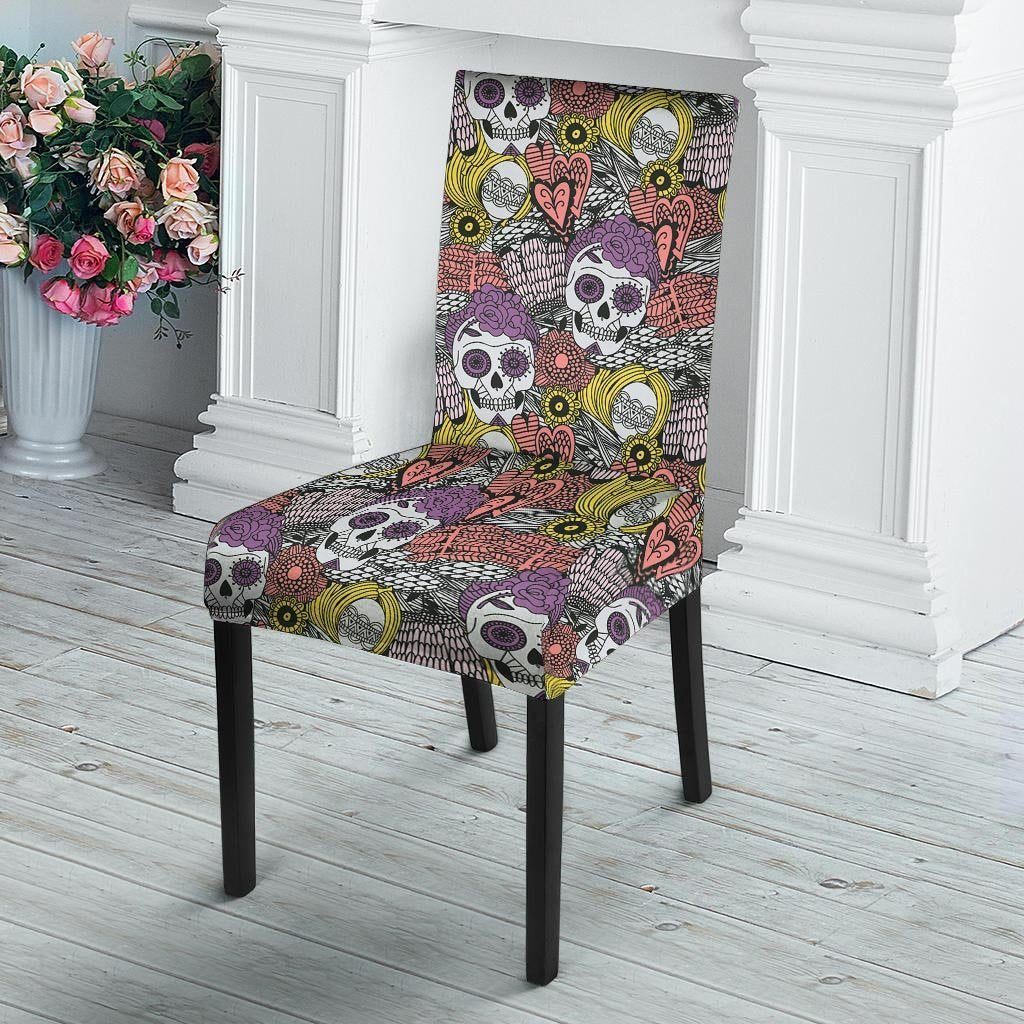 Mexican Skull Chair Cover-grizzshop