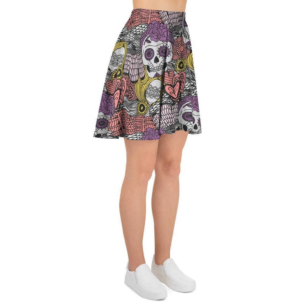 Mexican Skull Women's Skirt-grizzshop