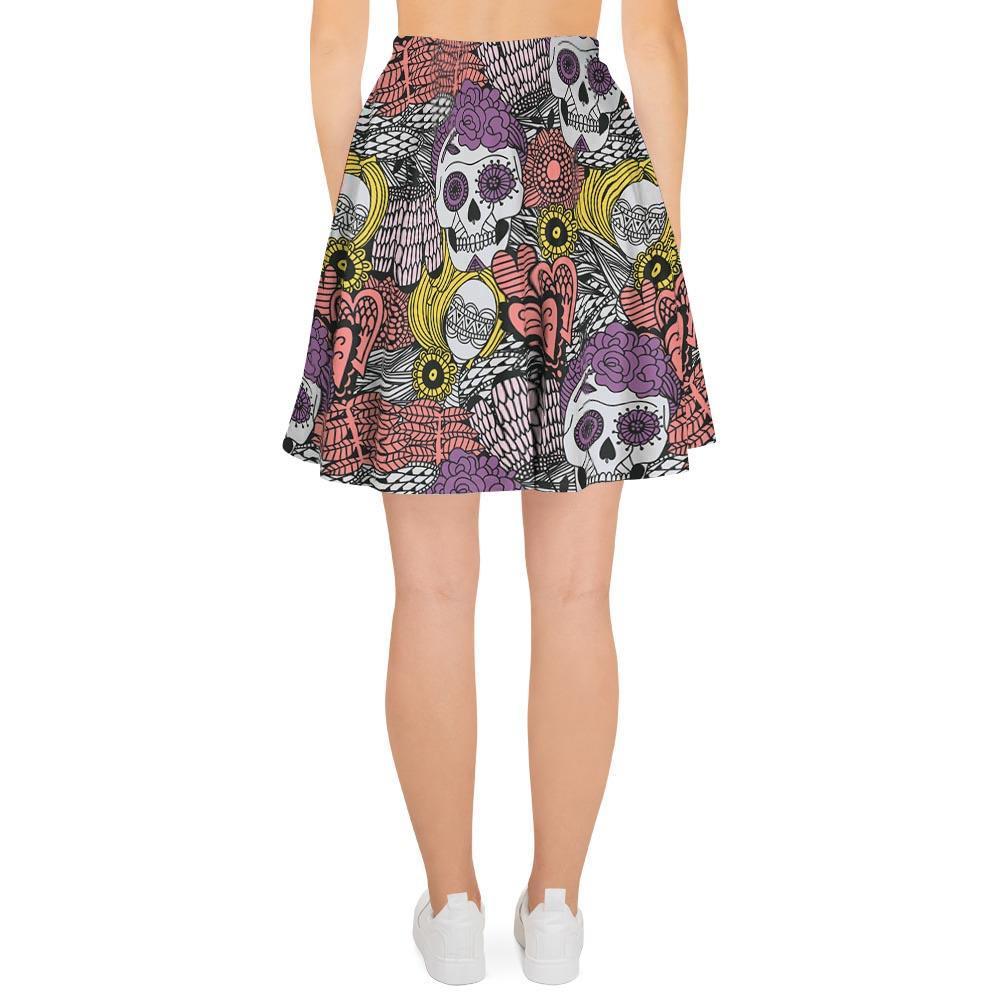 Mexican Skull Women's Skirt-grizzshop