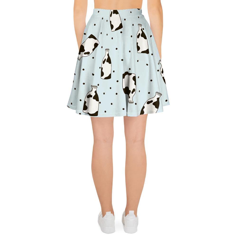 Milk Print Women's Skirt-grizzshop