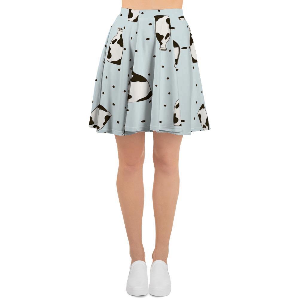 Milk Print Women's Skirt-grizzshop