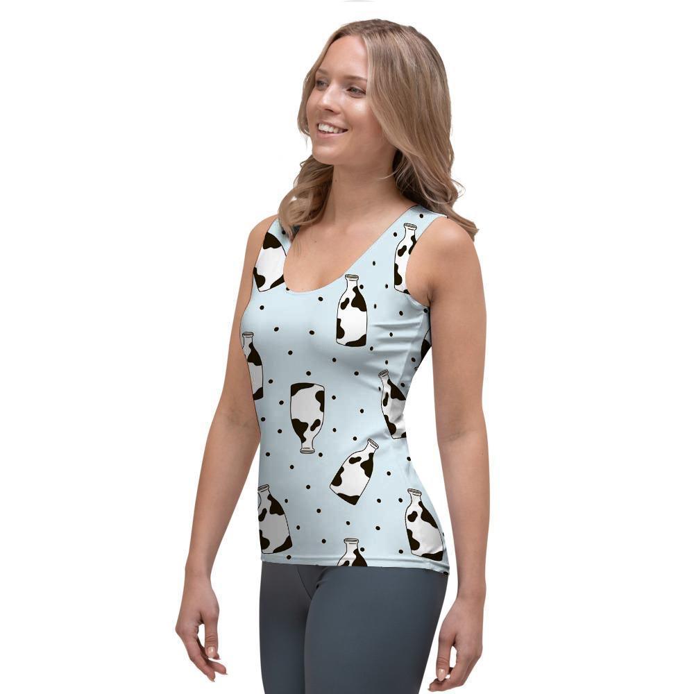 Milk Print Women's Tank Top-grizzshop