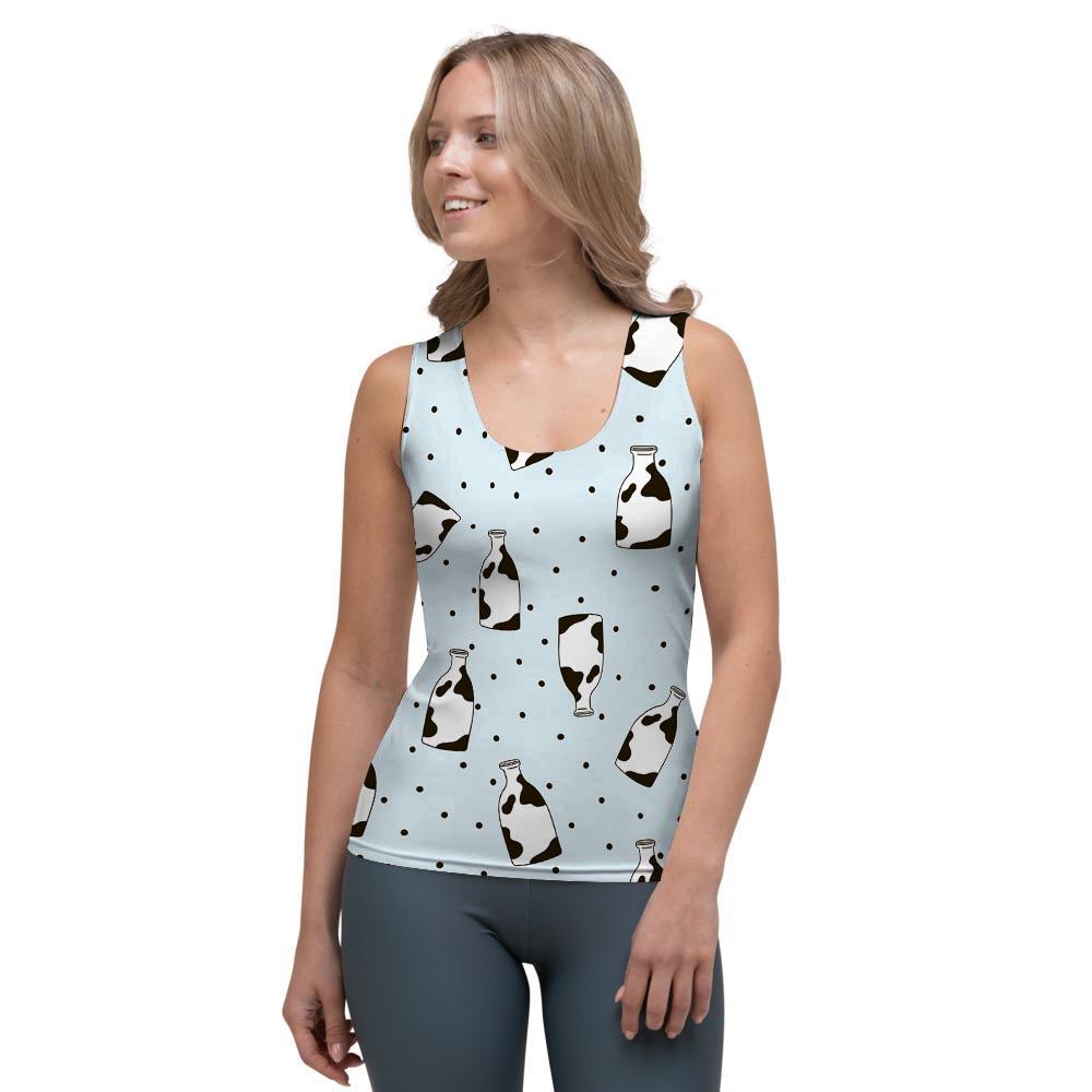 Milk Print Women's Tank Top-grizzshop