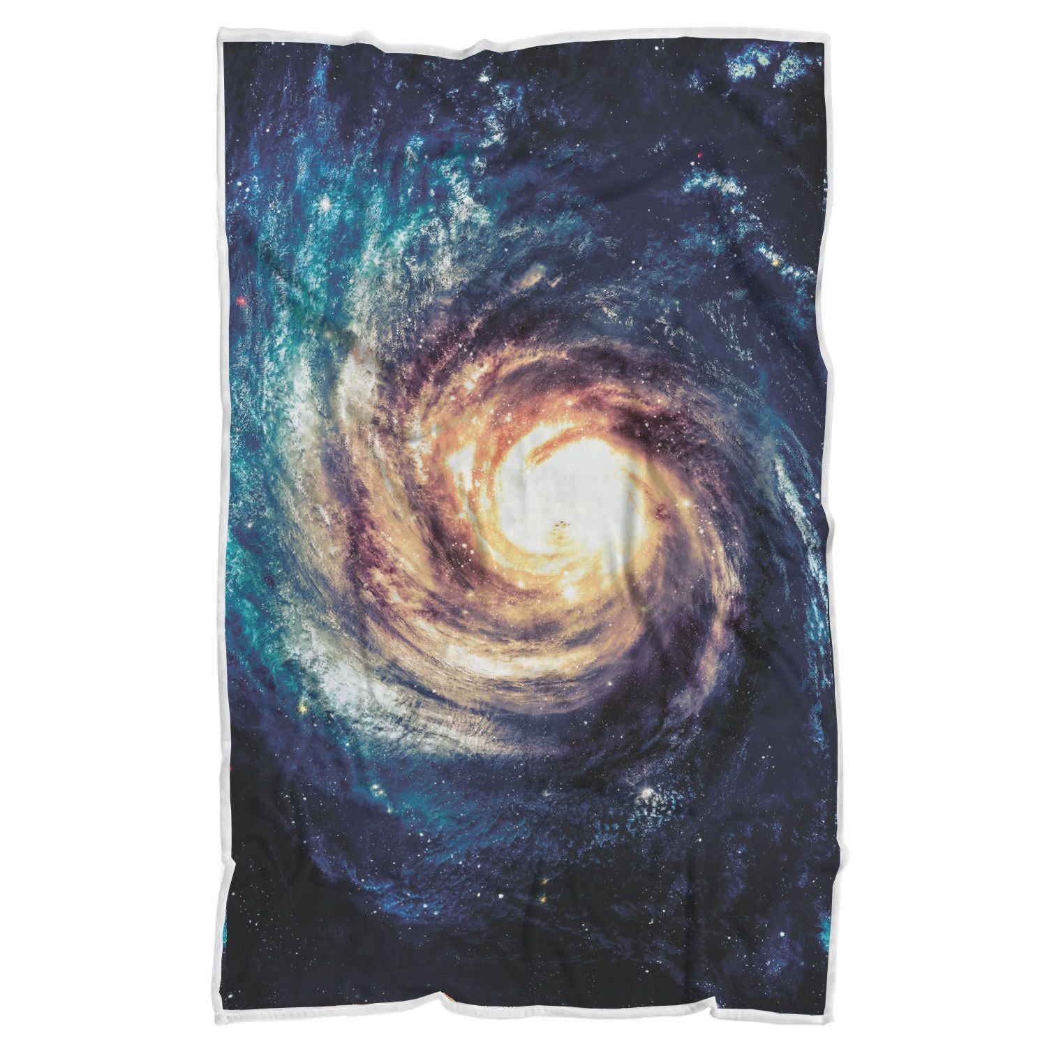 Milky Way Galaxy Space Print Throw Blanket-grizzshop
