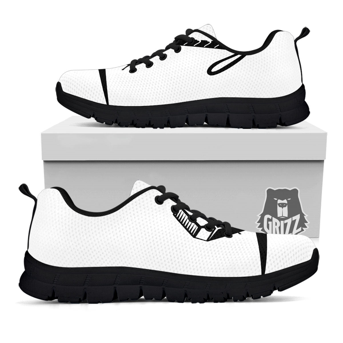 Mjolnir Hammer Of Thor Print Black Sneaker-grizzshop