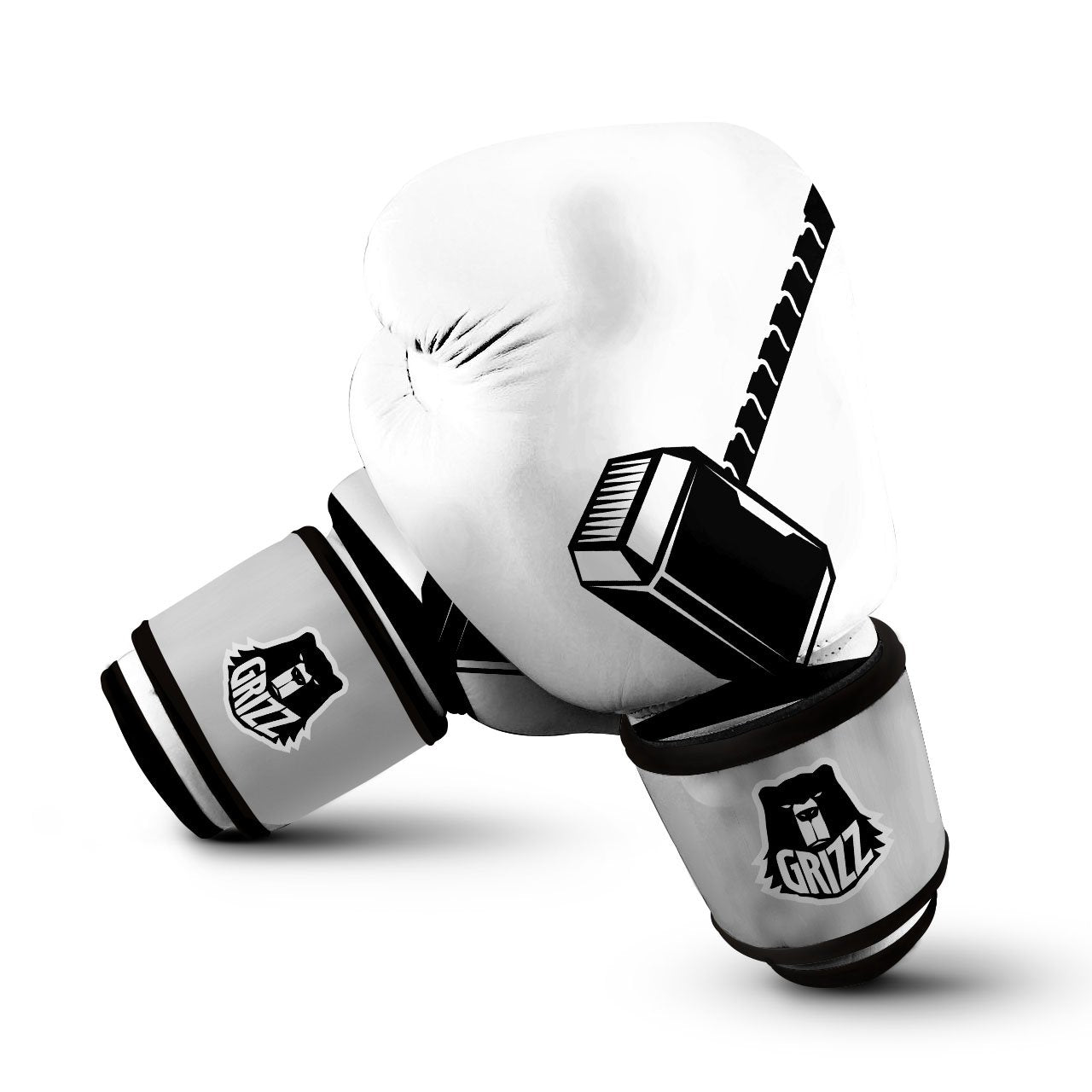 Mjolnir Hammer Of Thor Print Boxing Gloves-grizzshop