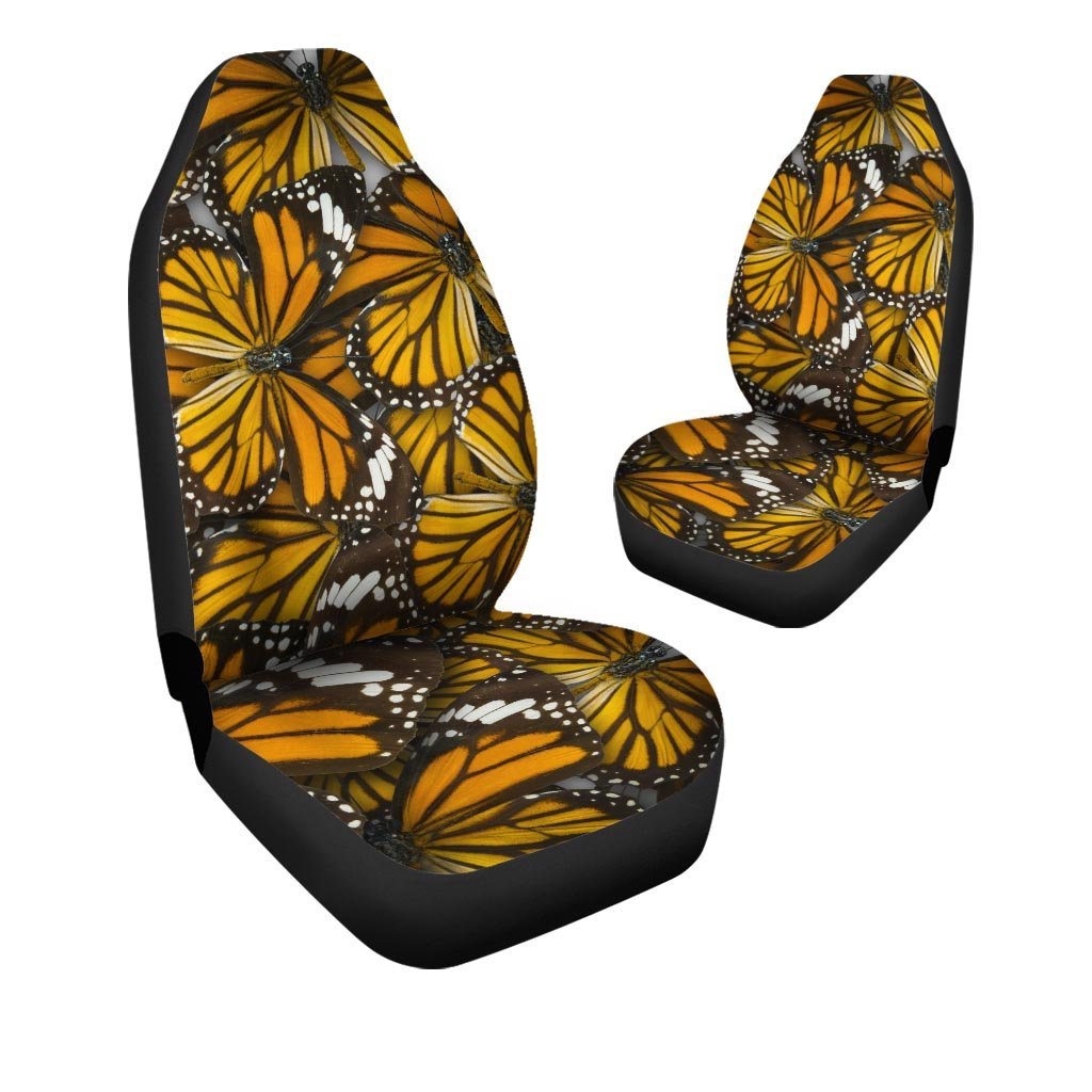 Monarch Butterfly Pattern Print Car Seat Covers-grizzshop