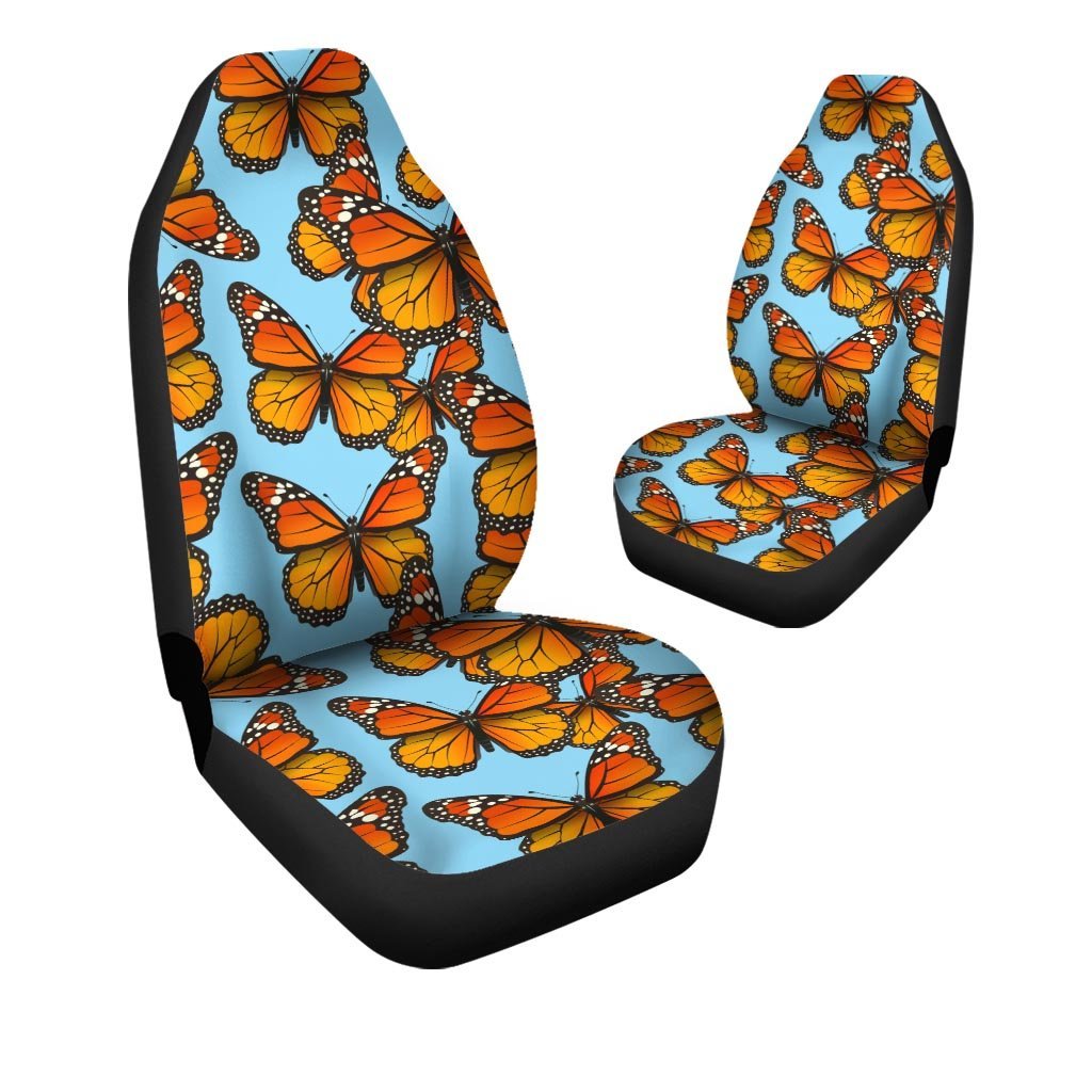 Monarch Butterfly Print Car Seat Covers-grizzshop