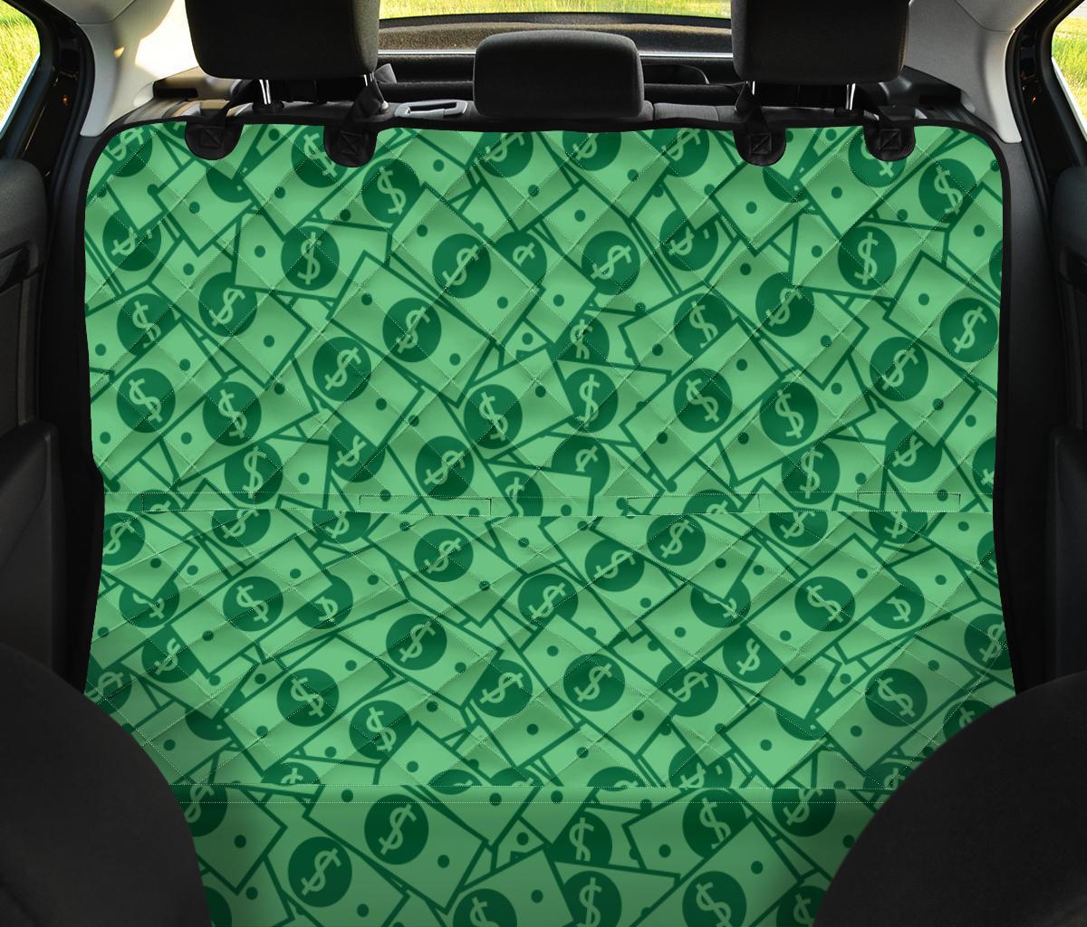 Money Dollar Print Pattern Pet Car Seat Cover-grizzshop
