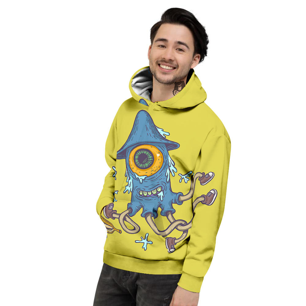 Monster Graffiti Characters Print Men's Hoodie-grizzshop