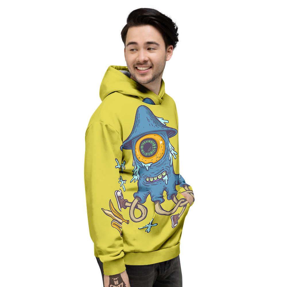 Monster Graffiti Characters Print Men's Hoodie-grizzshop