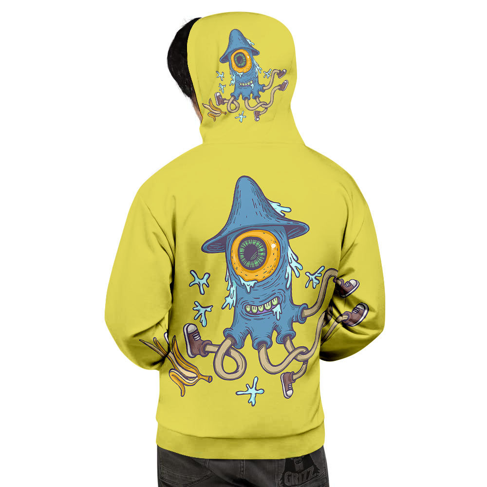 Monster Graffiti Characters Print Men's Hoodie-grizzshop