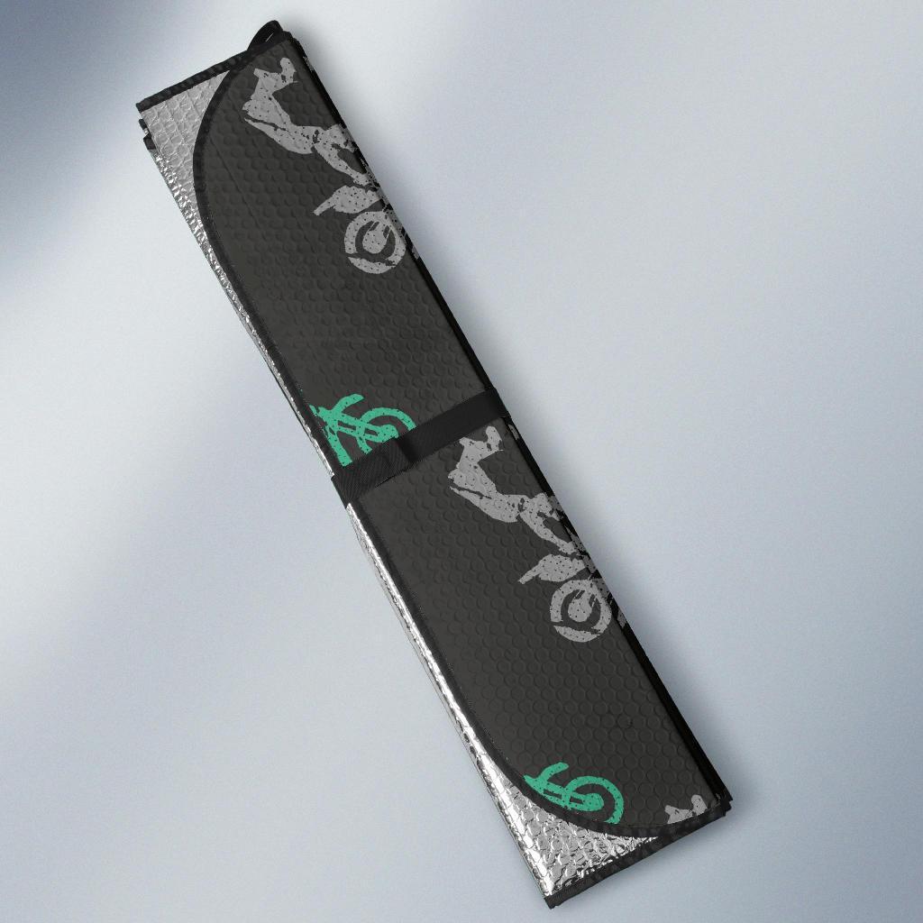 Motocross Print Pattern Car Sun Shade-grizzshop