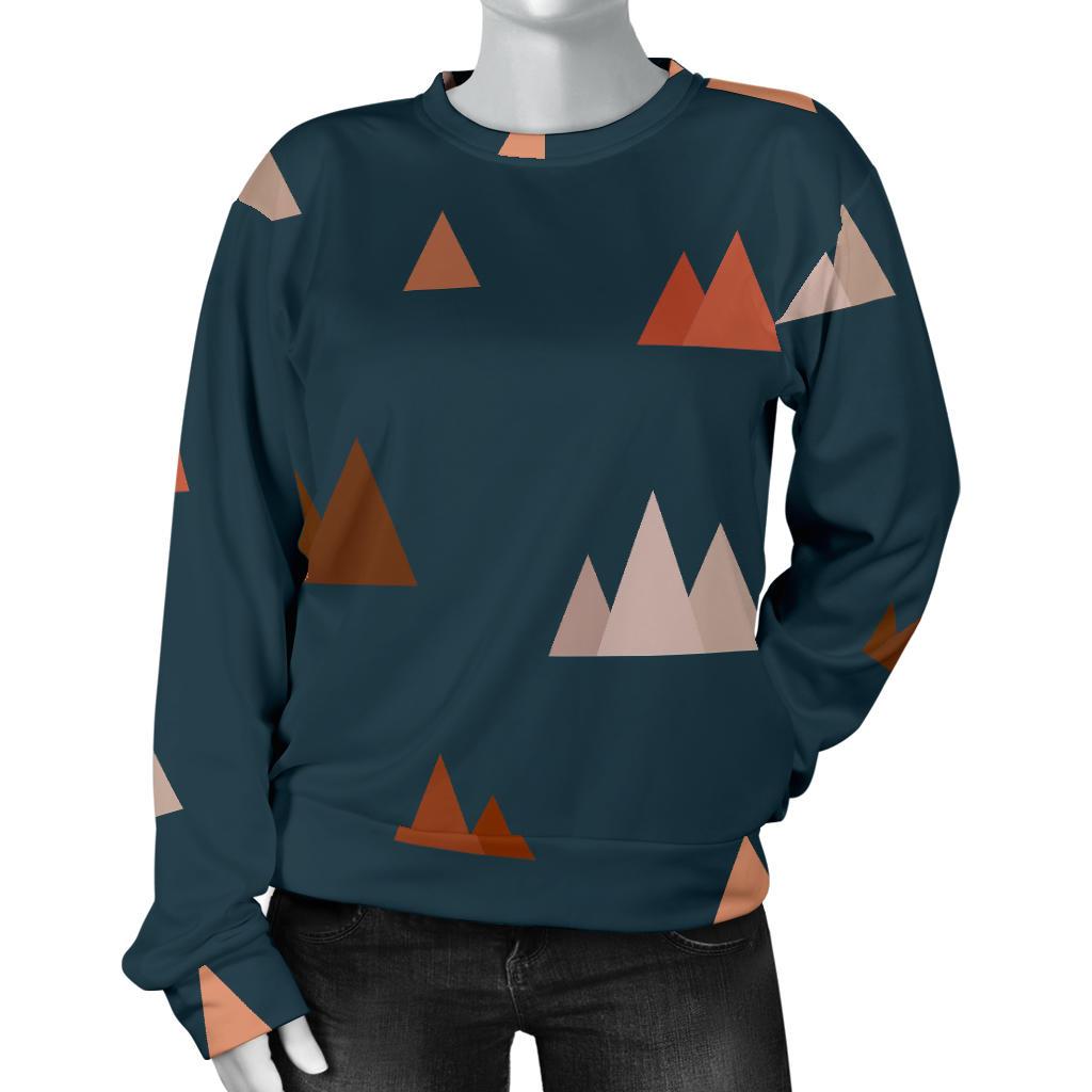 Mountain Print Pattern Women's Sweatshirt-grizzshop