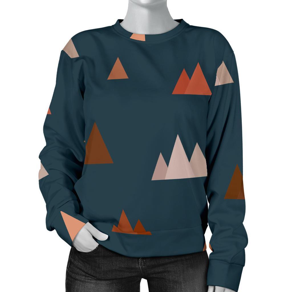 Mountain Print Pattern Women's Sweatshirt-grizzshop