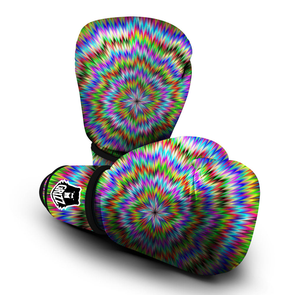 Moving Optical Illusion Abstract Dizzy Boxing Gloves-grizzshop