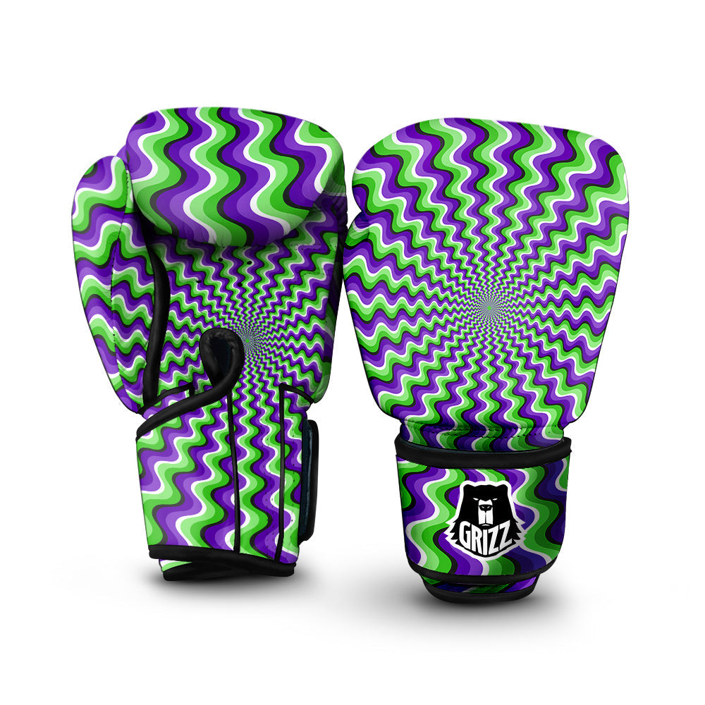 Moving Optical Illusion Twisted Spiral Boxing Gloves