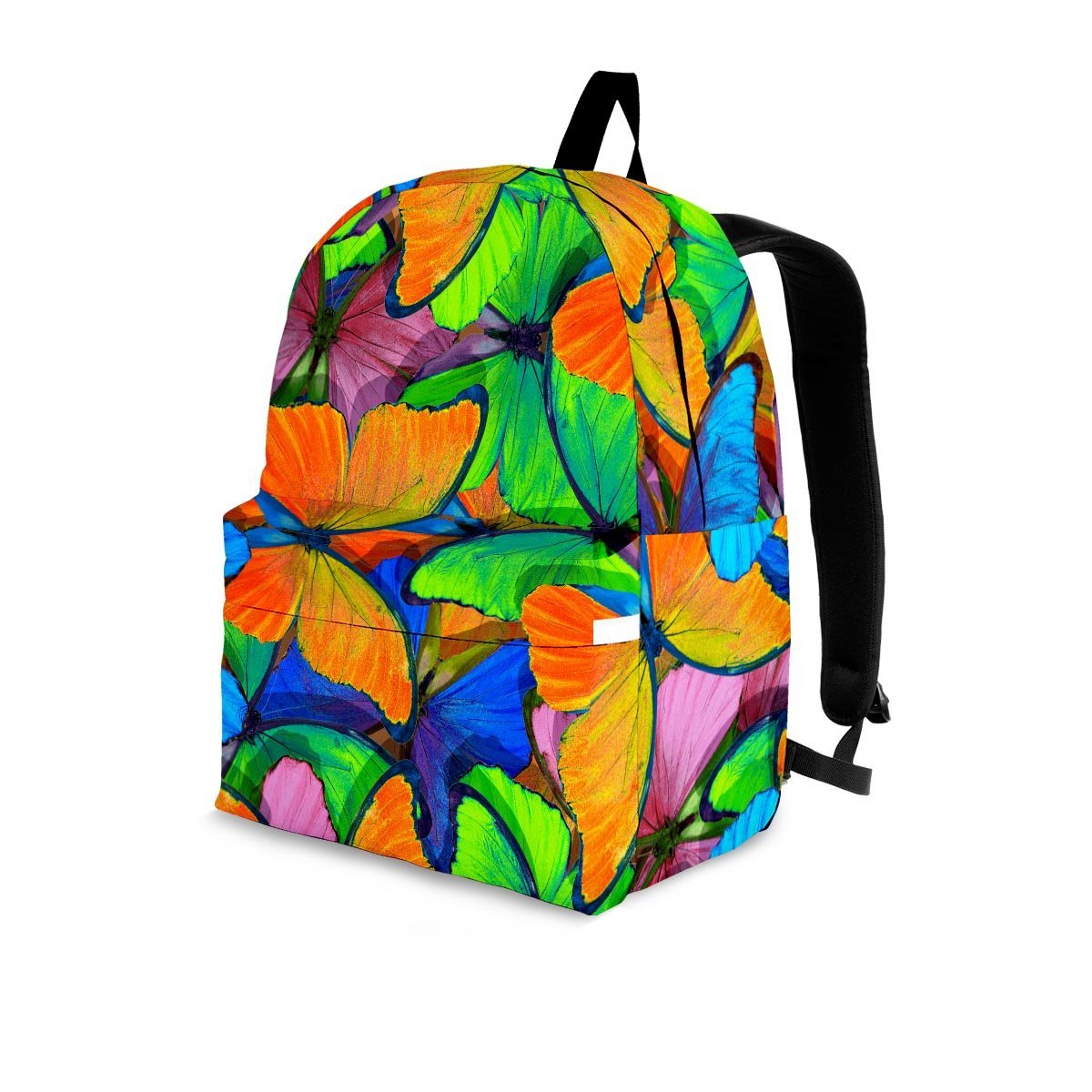 Multicolor Butterfly Print Backpack-grizzshop