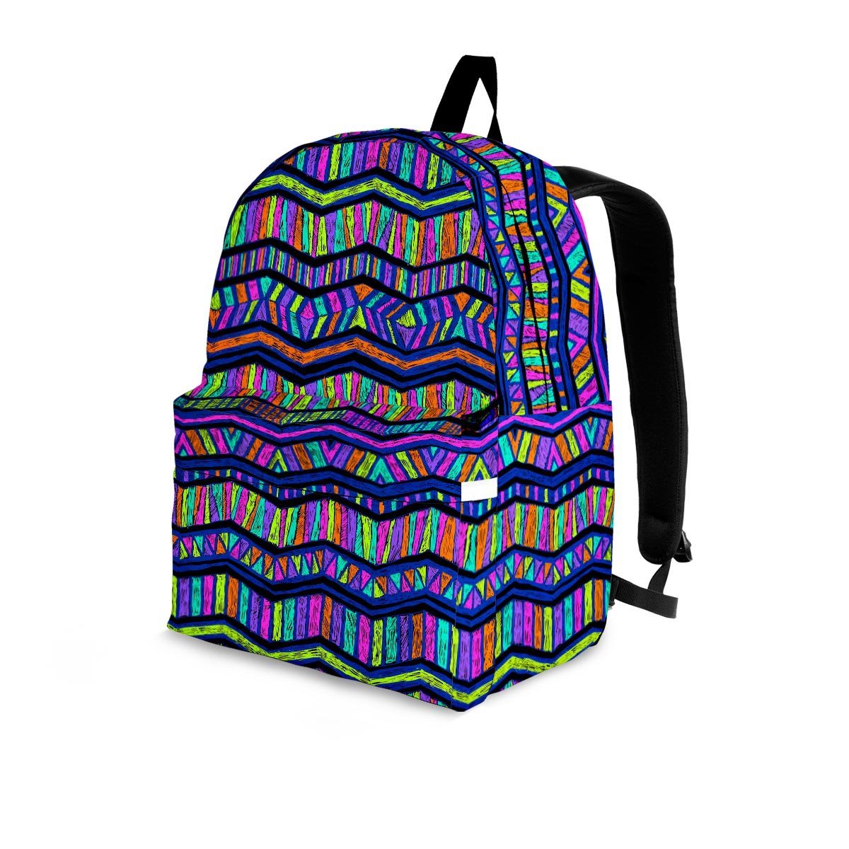 Multicolor Indian Aztec Doodle Elements Abstract Backpack-grizzshop
