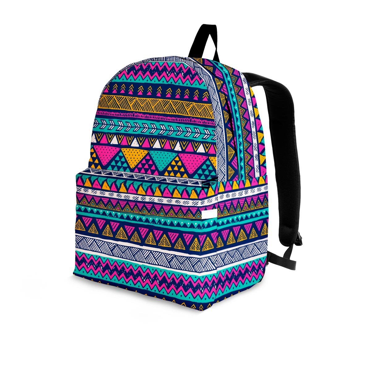 Multicolor Indian Aztec Geometric Art Backpack-grizzshop