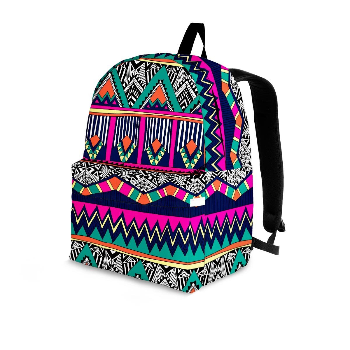 Multicolor Native Aztec Doodle Abstract Backpack-grizzshop