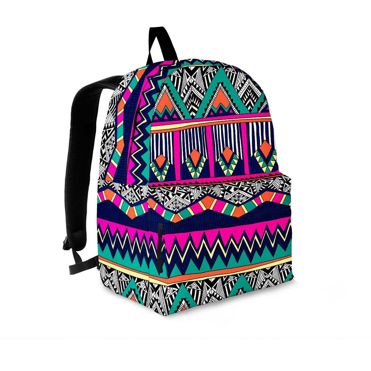 Multicolor Native Aztec Doodle Abstract Backpack-grizzshop