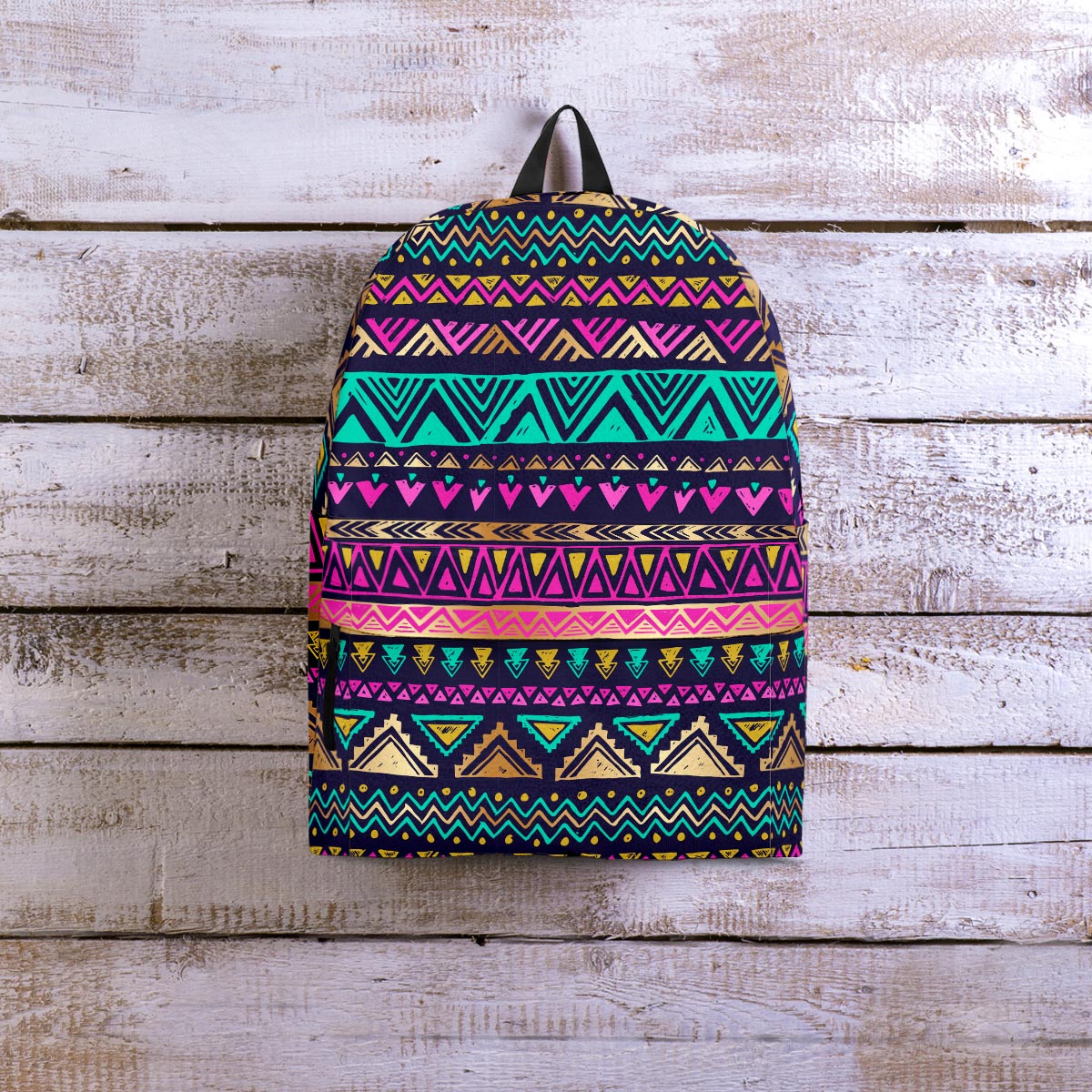 Multicolor Native Aztec Doodle Backpack-grizzshop