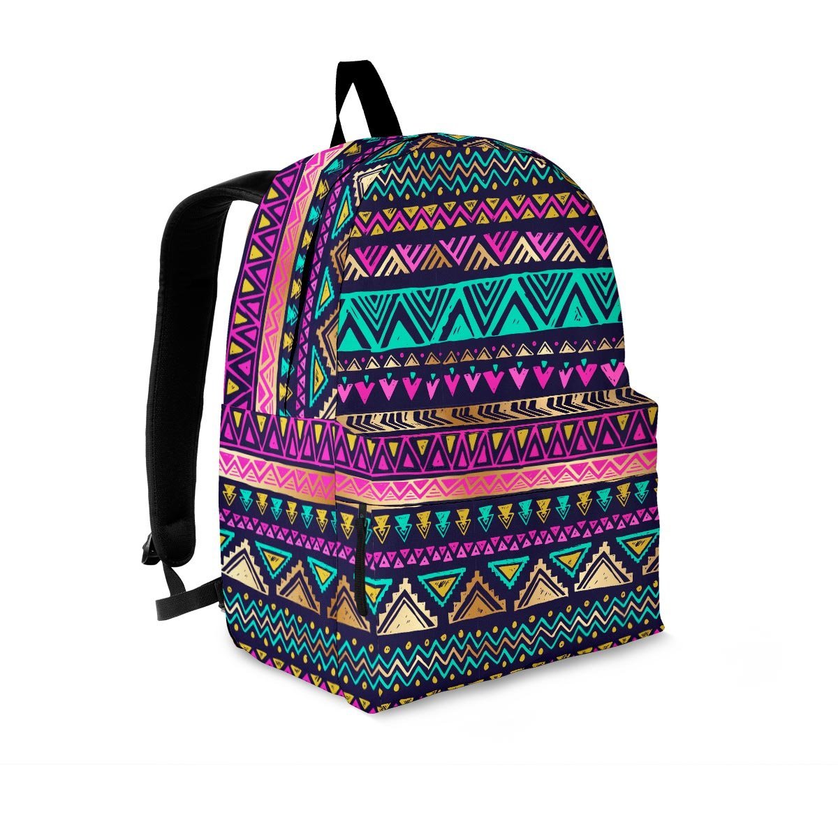 Multicolor Native Aztec Doodle Backpack-grizzshop