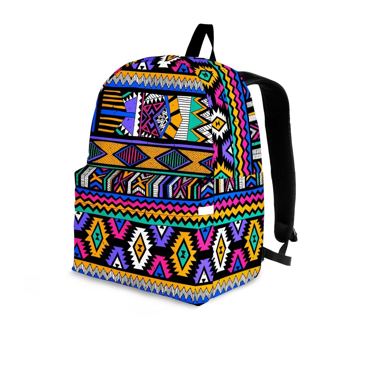 Multicolor Native Aztec Doodle Element Backpack-grizzshop