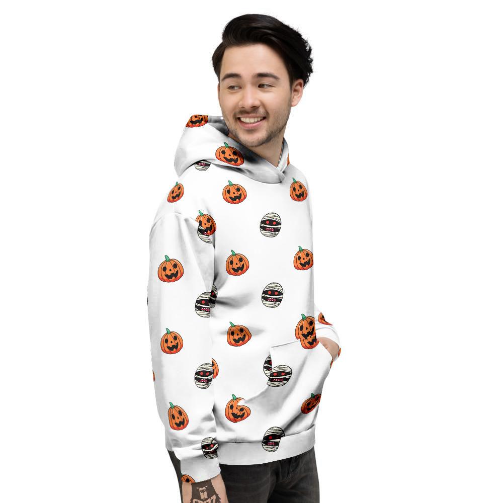 Mummy Halloween Print Pattern Men's Hoodie-grizzshop