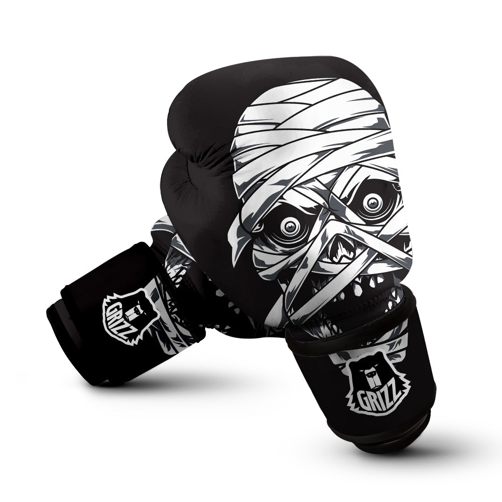 Mummy Head Print Boxing Gloves-grizzshop
