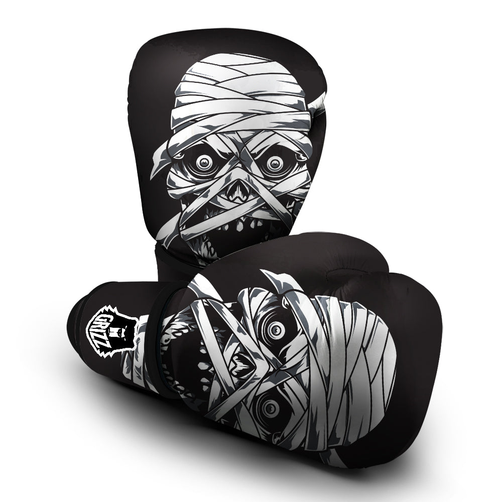 Mummy Head Print Boxing Gloves-grizzshop