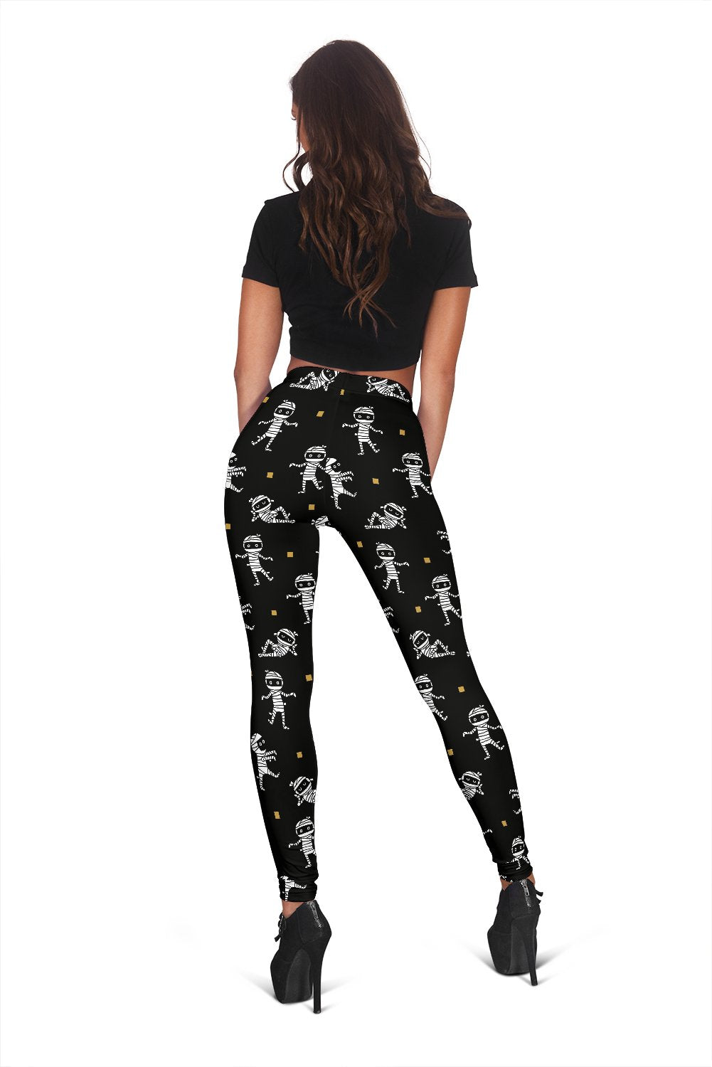 Mummy Pattern Print Women Leggings-grizzshop