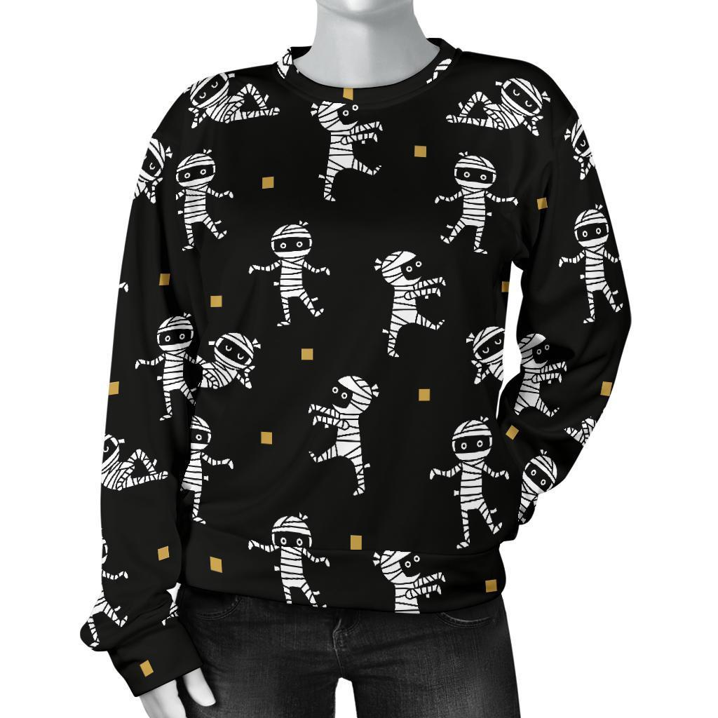 Mummy Pattern Print Women's Sweatshirt-grizzshop